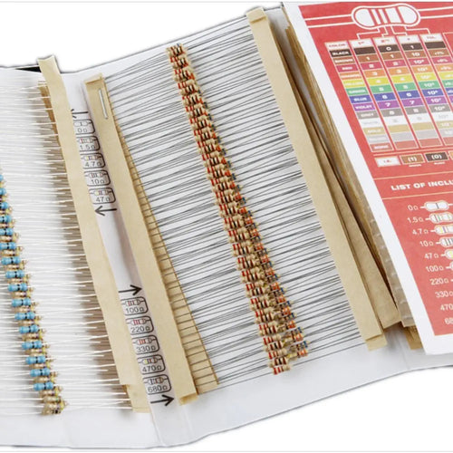 1/4W Resistor Kit (500pk) 1/4W Resistor Kit (500pk)