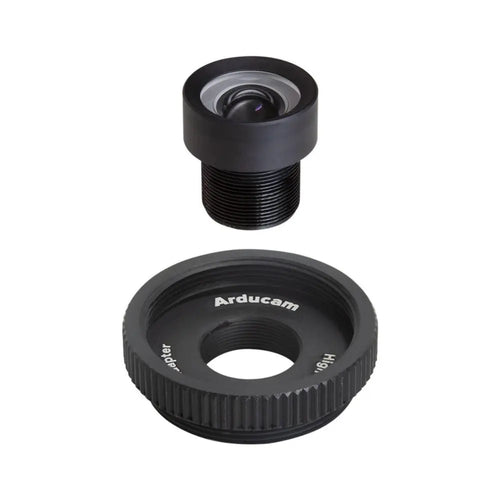50° 1/2.3 inch M12 Lens w/ Lens Adapter for Raspberry Pi HQ Camera 50° 1/2.3 inch M12 Lens w/ Lens Adapter for Raspberry Pi HQ Camera