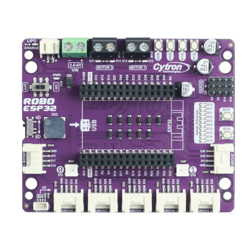 Cytron Robo ESP32: Simplifying Robotics w/ ESP32 Cytron Robo ESP32: Simplifying Robotics w/ ESP32