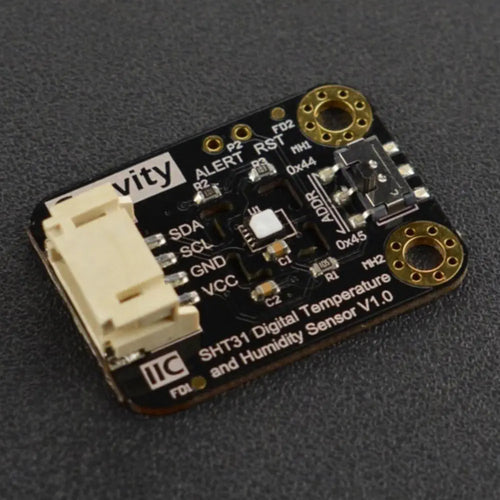 DFRobot Gravity Digital Temperature & Humidity Sensor (SHT31-F) DFRobot Gravity Digital Temperature & Humidity Sensor (SHT31-F)