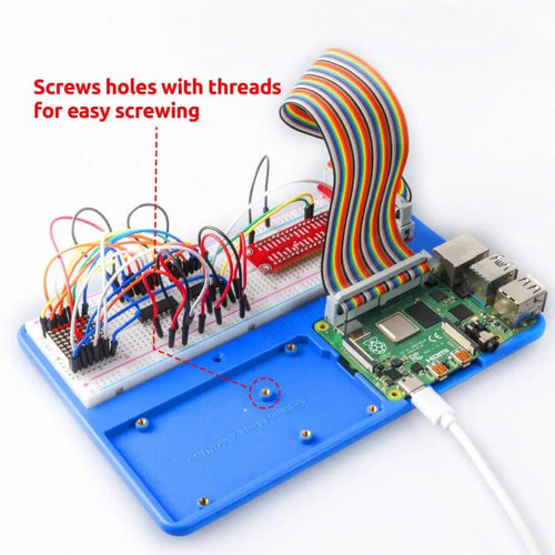 Holder Breadboard Kit w/ 830 points for Raspberry Pi & Arduino Uno R3, Mega 2560 Holder Breadboard Kit w/ 830 points for Raspberry Pi & Arduino Uno R3, Mega 2560