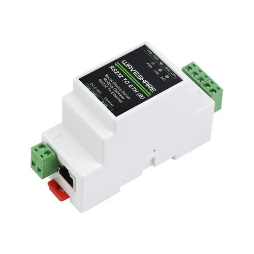 Industrial Serial Server, RS232 to RJ45 Ethernet, TCP/IP to Serial, Rail-mount Industrial Serial Server, RS232 to RJ45 Ethernet, TCP/IP to Serial, Rail-mount
