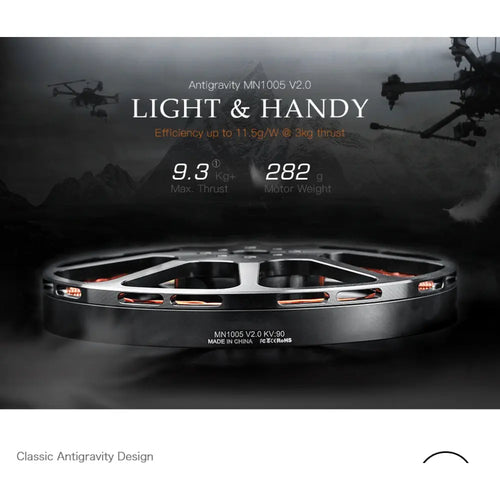 LIGPOWER MN1005 V2.0 KV90 High Efficiency UAV Motor w/ 9.3kg Thrust LIGPOWER MN1005 V2.0 KV90 High Efficiency UAV Motor w/ 9.3kg Thrust