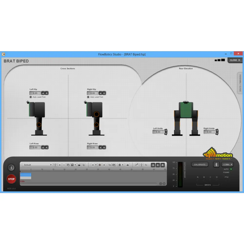 Lynxmotion Biped BRAT (FlowBotics Studio) BRATCF Lynxmotion Biped BRAT (FlowBotics Studio) BRATCF
