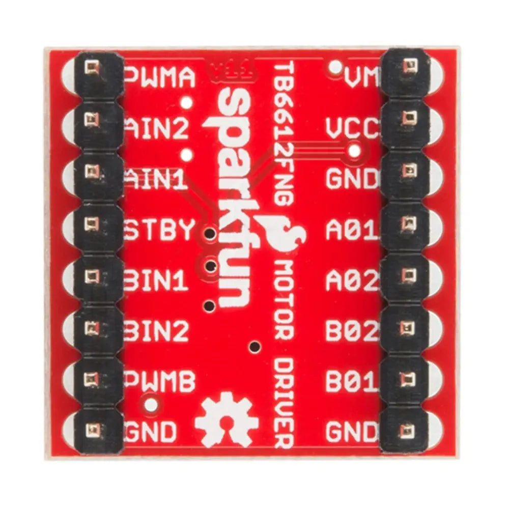 Motor Driver - Dual TB6612FNG v2 (w/ Headers) - RobotShop