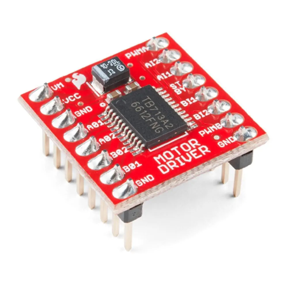 Motor Driver - Dual TB6612FNG v2 (w/ Headers) - RobotShop