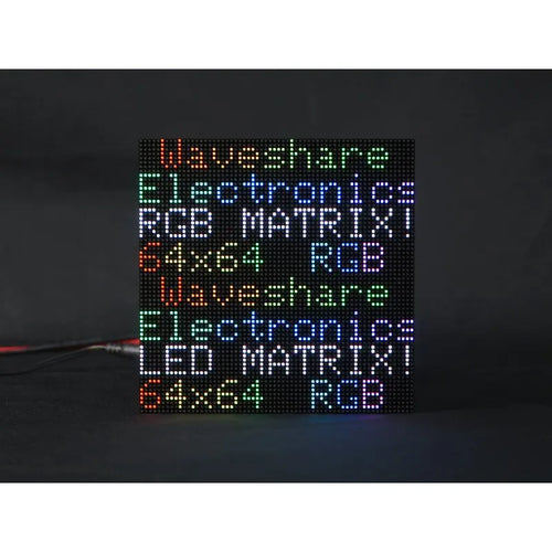 Waveshare RGB Full-Color LED Matrix Panel, 64x64 pixels, Adjustable Brightness Waveshare RGB Full-Color LED Matrix Panel, 64x64 pixels, Adjustable Brightness