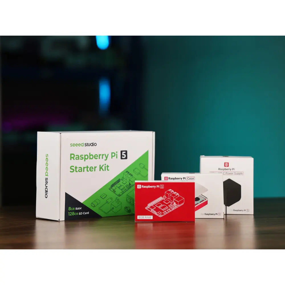 Seeed Studio Raspberry Pi 5 Starter Kit - 8GB RAM，128GB Micro SD