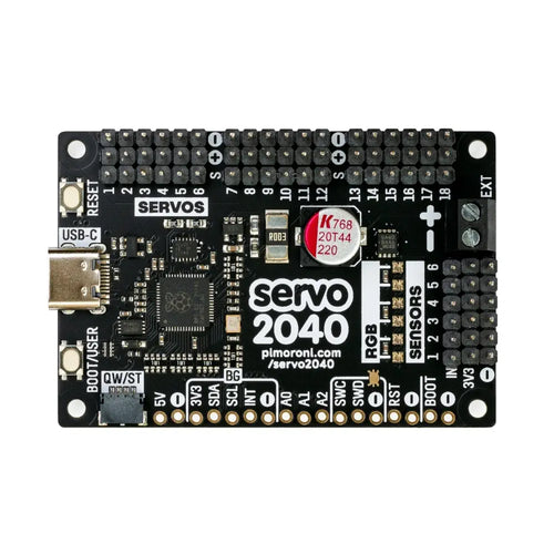 Servo 2040 - 18-Channel Servo Controller Servo 2040 - 18-Channel Servo Controller