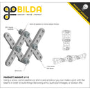 ServoCity 1102 Series Flat Beam (29 Hole, 232mm Length) - 2 Pack