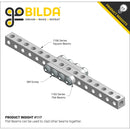 ServoCity 1102 Series Flat Beam (29 Hole, 232mm Length) - 2 Pack