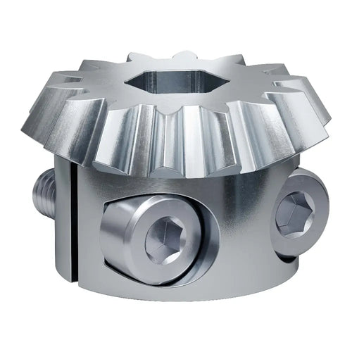 ServoCity 2306 Series, MOD 1.5, Clamping Pinion Bevel Gear (8mm REX™ Bore, 14 Tooth) ServoCity 2306 Series, MOD 1.5, Clamping Pinion Bevel Gear (8mm REX™ Bore, 14 Tooth)