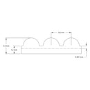 ServoCity 3403 Series 3mm HTD Pitch Timing Belt (15mm Width, 492mm Pitch Length, 164 Tooth)