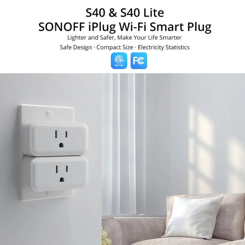 SONOFF iPlug Series Wi-Fi Smart Plug (S40 - Type B) SONOFF iPlug Series Wi-Fi Smart Plug (S40 - Type B)
