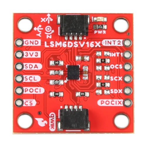 SparkFun 6DoF IMU Breakout - LSM6DSV16X (Qwiic) SparkFun 6DoF IMU Breakout - LSM6DSV16X (Qwiic)