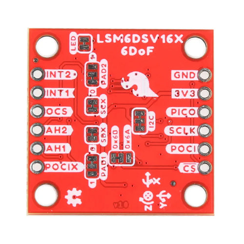 SparkFun 6DoF IMU Breakout - LSM6DSV16X (Qwiic) SparkFun 6DoF IMU Breakout - LSM6DSV16X (Qwiic)