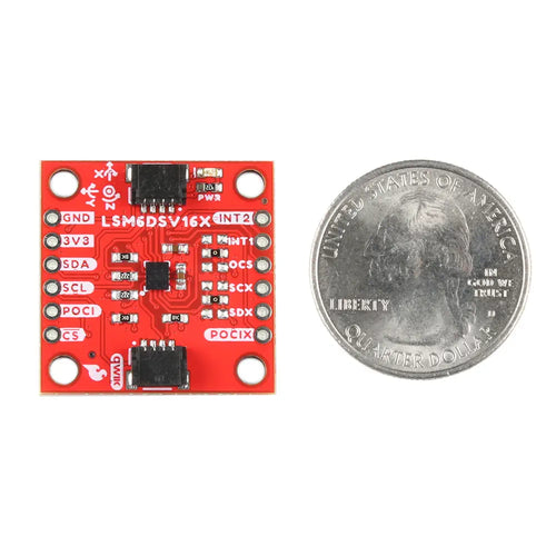 SparkFun 6DoF IMU Breakout - LSM6DSV16X (Qwiic) SparkFun 6DoF IMU Breakout - LSM6DSV16X (Qwiic)