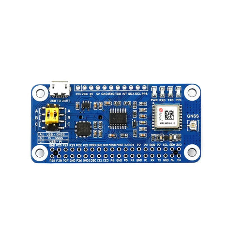 Waveshare MAX-M8Q GNSS HAT for Raspberry Pi, Multi-Constellation Receiver Support, GPS, Beidou, Galileo, GLONASS Waveshare MAX-M8Q GNSS HAT for Raspberry Pi, Multi-Constellation Receiver Support, GPS, Beidou, Galileo, GLONASS