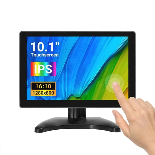 10.1in 1280x800 VGA Display IPS Portable Monitor Metal Shell w/ Capacitive Touch