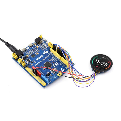 Waveshare 1.28in Round LCD Display Module w/ Touch Panel, 240x240, IPS, SPI, I2C