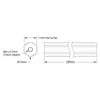 ServoCity 12mm REX Shaft (240mm Length)