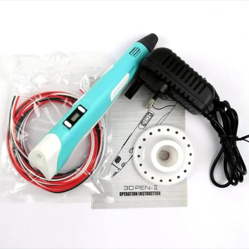 12V 3D Printing Pen V2 w/ PLA Filament (UK Plug)