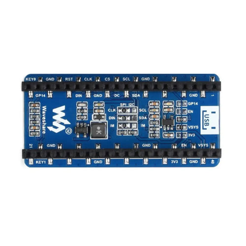 Waveshare 1.3in OLED Display Module for Raspberry Pi Pico, 64x128, SPI/I2C