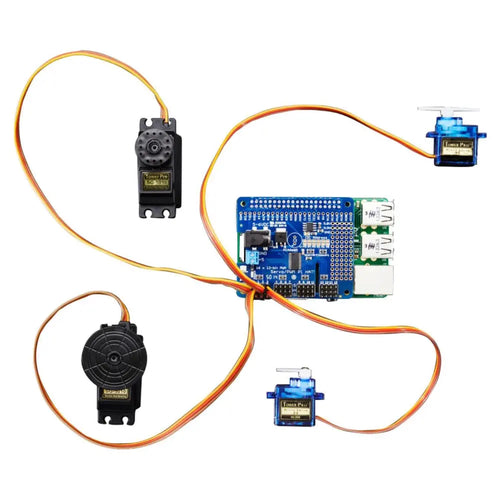 16-Channel Servo Controller HAT Kit for Raspberry Pi