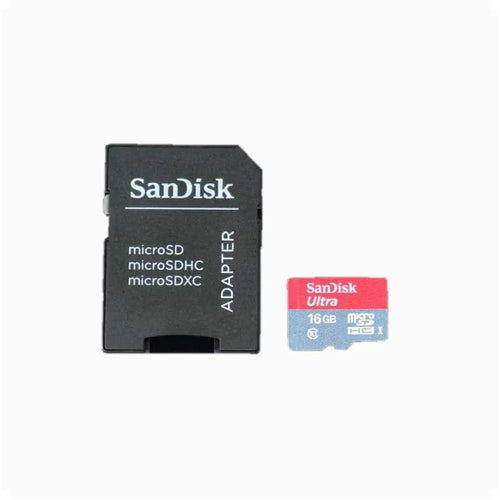 SD/MicroSD Memory Card (16GB Class10 SDHC with Adapter)