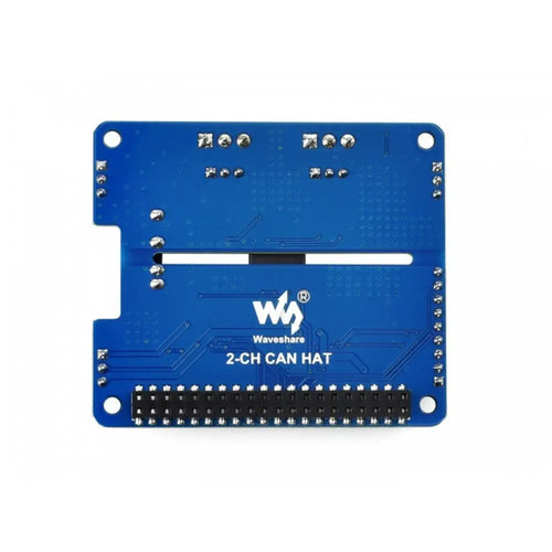 Waveshare 2-Ch Isolated CAN Expansion HAT for Raspberry Pi, Dual Chips Solution