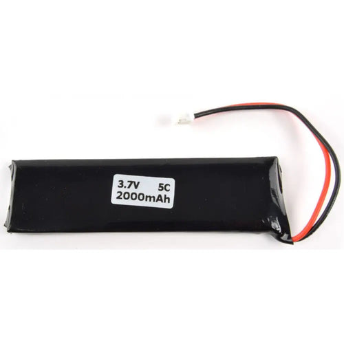 3.7V, 2000mAh, 5C LiPo Battery