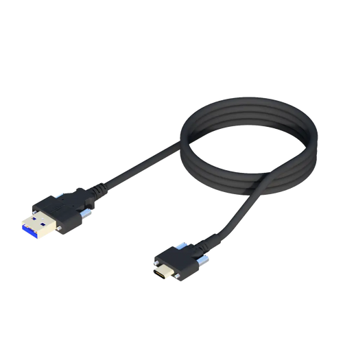 USB Type-C To U with Dual Screws Locking - 1.0M