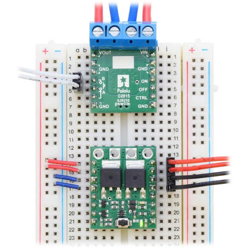 4.5-40V DC, 8A Big Pushbutton Power Switch w/ Reverse Voltage Protection