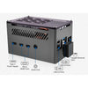 52Pi NAS Case w/ Low-Profile Fan & M.2 Sata SSD for Raspberry Pi 4B