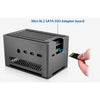 52Pi NAS Case w/ Low-Profile Fan & M.2 Sata SSD for Raspberry Pi 4B