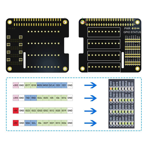 52Pi GPIO Screw Terminal HAT for Raspberry Pi