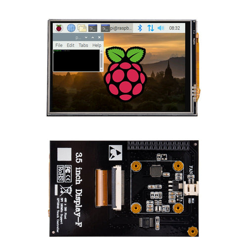 52Pi 3.5-inch Resistive Touch Screen w/ ABS Case for Raspberry Pi 4B