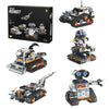 5‑in‑1 Programmable Building Brick STEM Robot Kit
