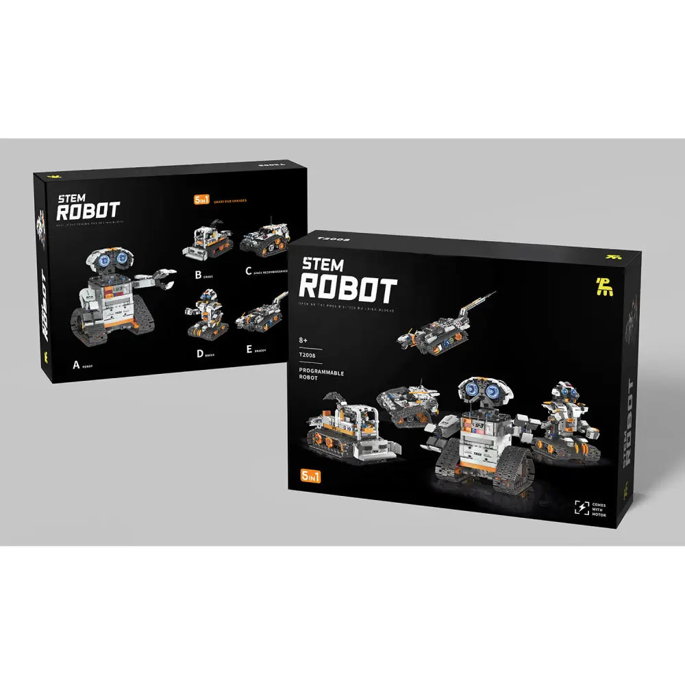 5‑in‑1 Programmable Building Brick STEM Robot Kit