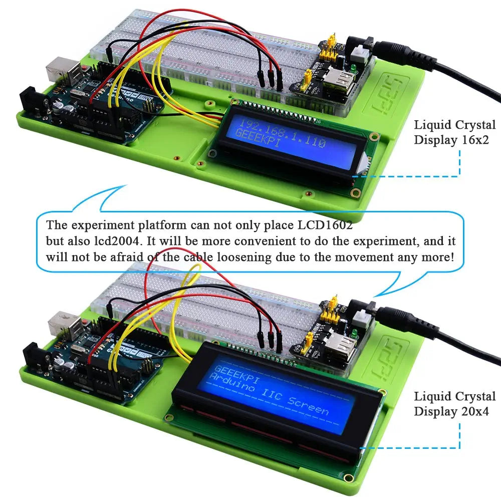 ABS Experiment Holder Platform for Raspberry Pi (Green)