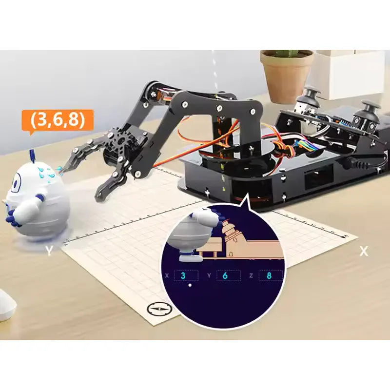 ACEBOTT 4 DOF ESP32 Programmable Robotic Arm Kit Compatible with ...