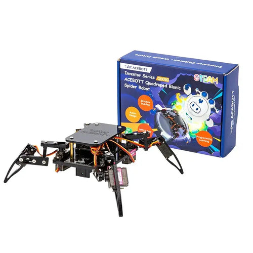 ACEBOTT ESP8266 Quadruped Bionic Spider Robot Kit Compatible w/ Arduino