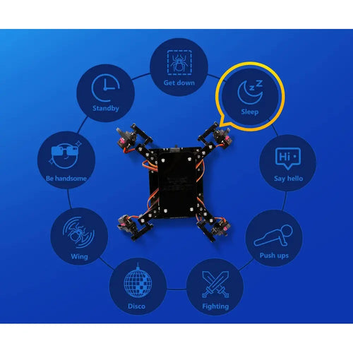 ACEBOTT ESP8266 Quadruped Bionic Spider Robot Kit Compatible w/ Arduino