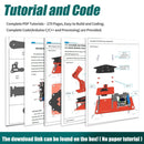Adeept 5-DOF Arduino Compatible Programmable Wooden Robot Arm Kit w/ OLED Display