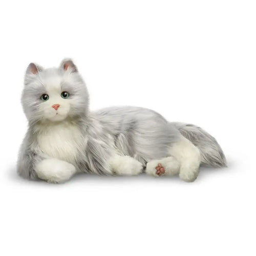 Ageless Innovations Silver & White Cat Interactive Companion (Open Box)