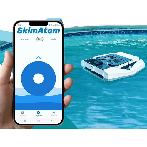 AGISTAR SkimAtom Cordless Robotic Pool Skimmer