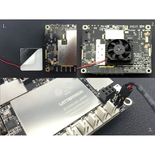 Aluminum Heatsink Cooling Fan for LattePanda V1