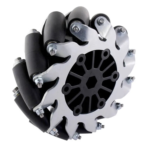 AndyMark 4in. BB Mecanum Wheel 0.375in. Hex Bore Left