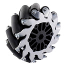 AndyMark 4in. BB Mecanum Wheel 0.375in. Hex Bore Left