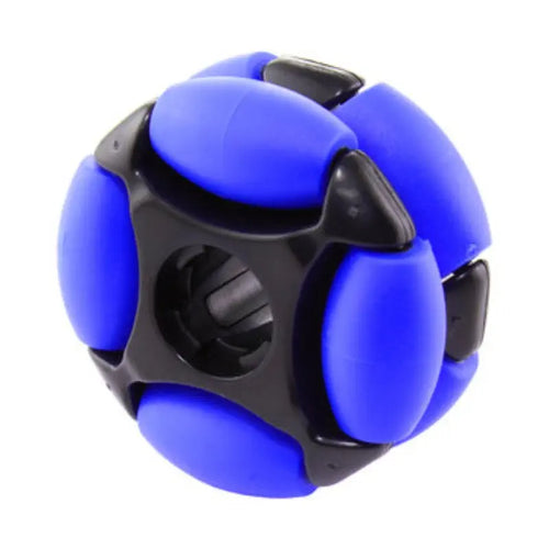 AndyMark 35mm Dualie Omni Wheel 8mm Round Blue